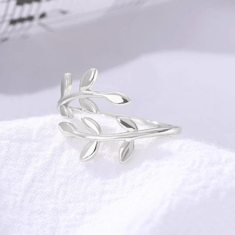 Silver Laurel Ring - Froppin