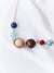 Solar System Necklace, Space Necklace, Planet Necklace, Space Jewelry, Universe Necklace, Gold Solar System Galaxy Jewelry Star Charm Chain - Froppin
