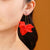Spring Flower Earrings | Floral Hoops | Bohemian Jewelry - Froppin