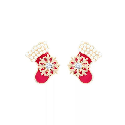 Stocking Earrings Christmas Earrings - Froppin