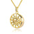 Sun Astrology Long Light Necklace Pendant - Froppin