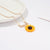 Sunflower and Pearls Nature Inspired Necklace - Froppin