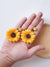 Sunflower Light Weight Large Yellow Earrings - Froppin