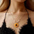 Sunflower Pearl Golden Necklaces - Froppin