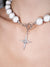 Volumetric Pearls Metallic Star Necklace - Froppin