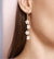 White Flowers Golden Threads Earrings • Jasmine Flower Floral Earrings • Dainty Natural Chandelier Dangle Earrings By Froppin - Froppin
